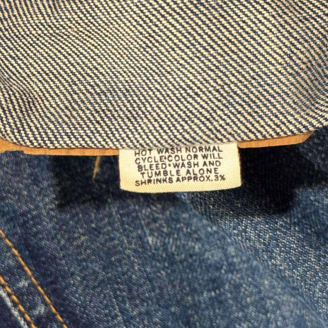 70s 米国製 Levi's リーバイス 70505 デニムジャケット ケアタグ
