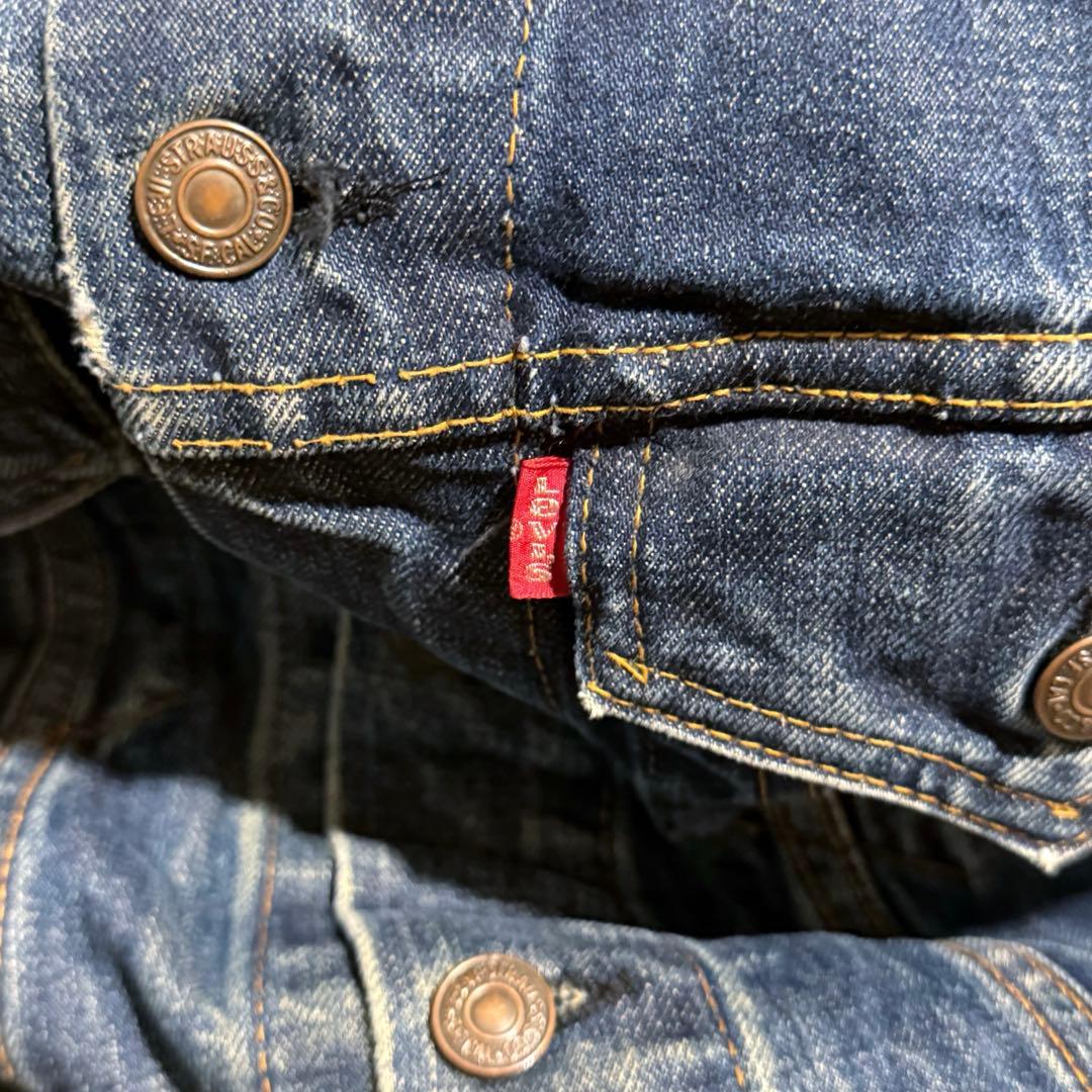 70s 米国製 Levi's リーバイス 70505 デニムジャケット ケアタグ
