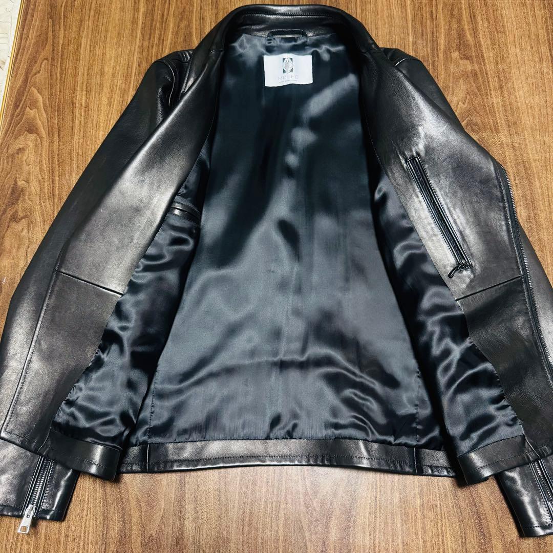 MOLEC モレック　プロンジェラムレザー　ダブルライダースジャケット