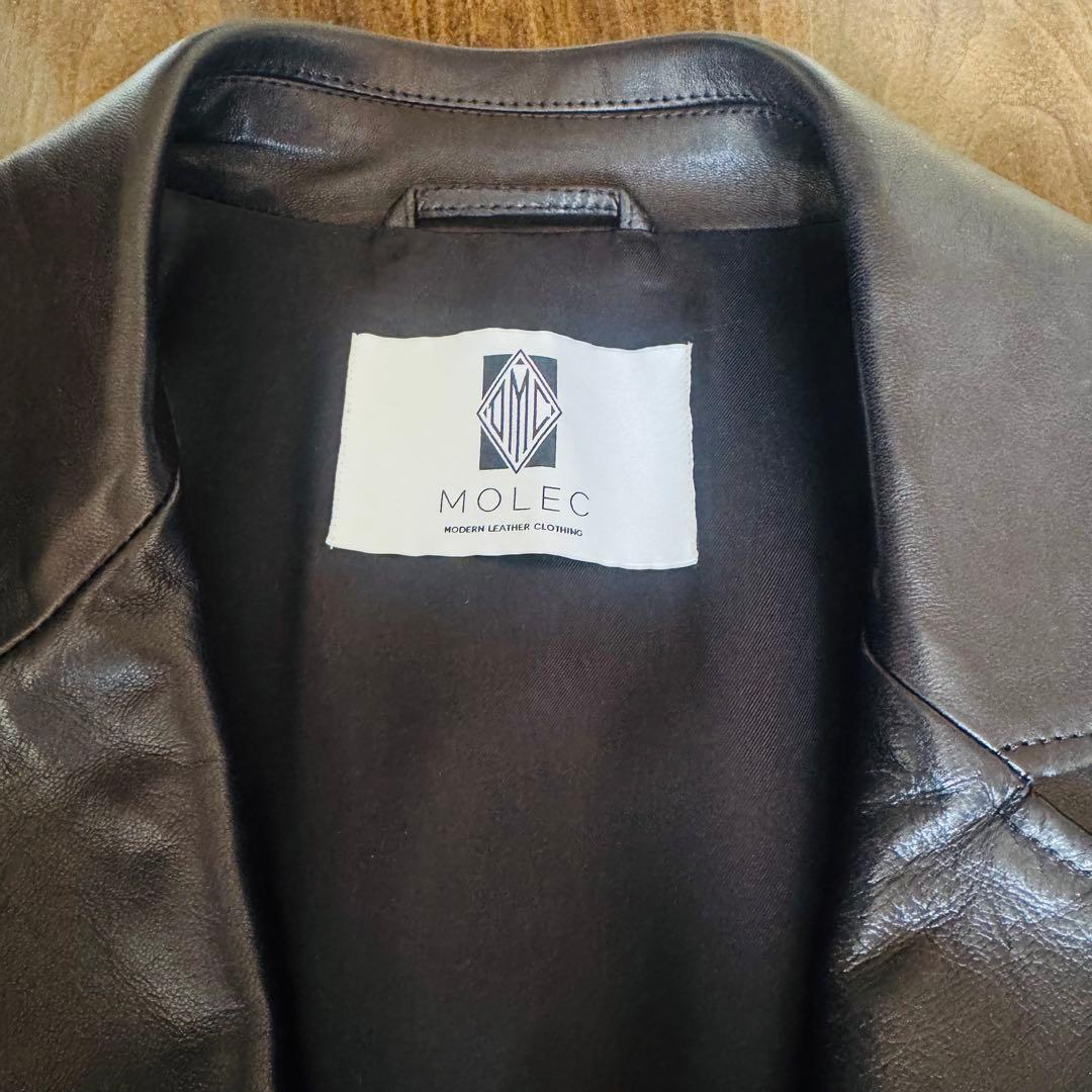 MOLEC モレック　プロンジェラムレザー　ダブルライダースジャケット