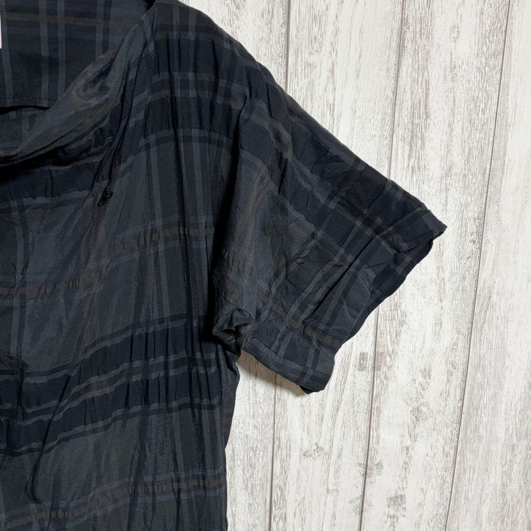 Vivienne RED チェック ドロスト ワンピース 黒 M レア 美品