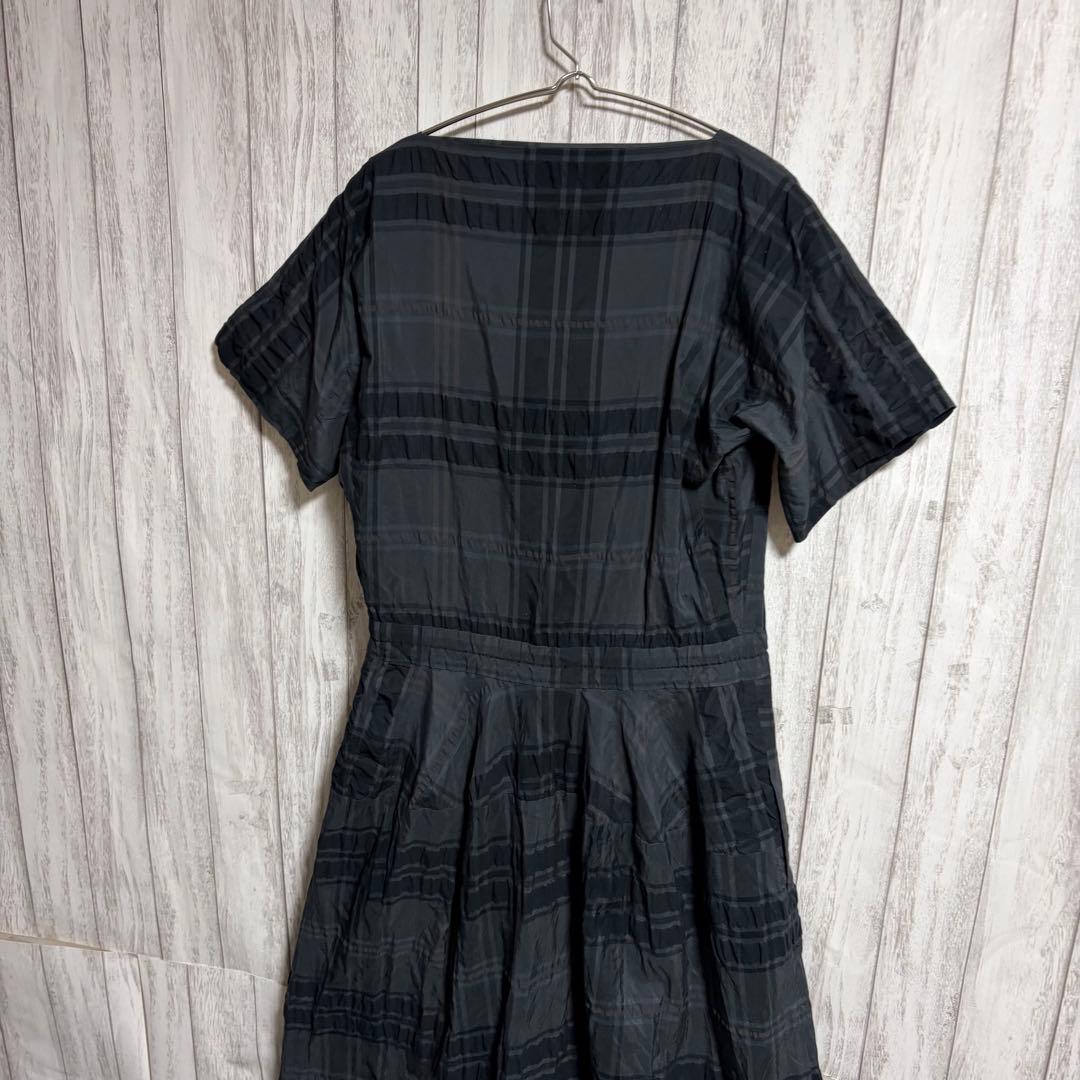 Vivienne RED チェック ドロスト ワンピース 黒 M レア 美品