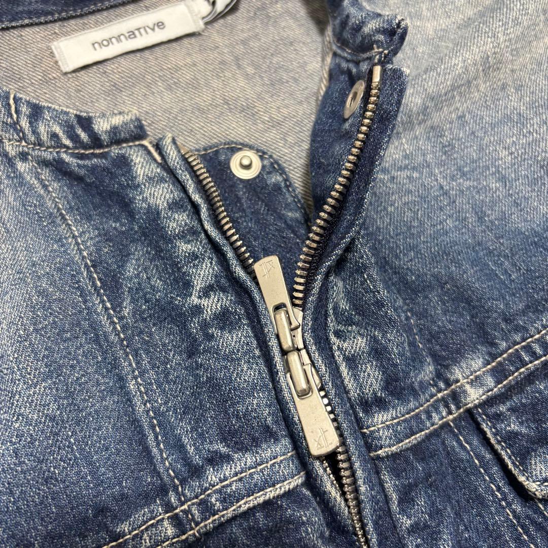 ノンネイティブ　nonnative ジップ トラッカー デニム ジャケット 1