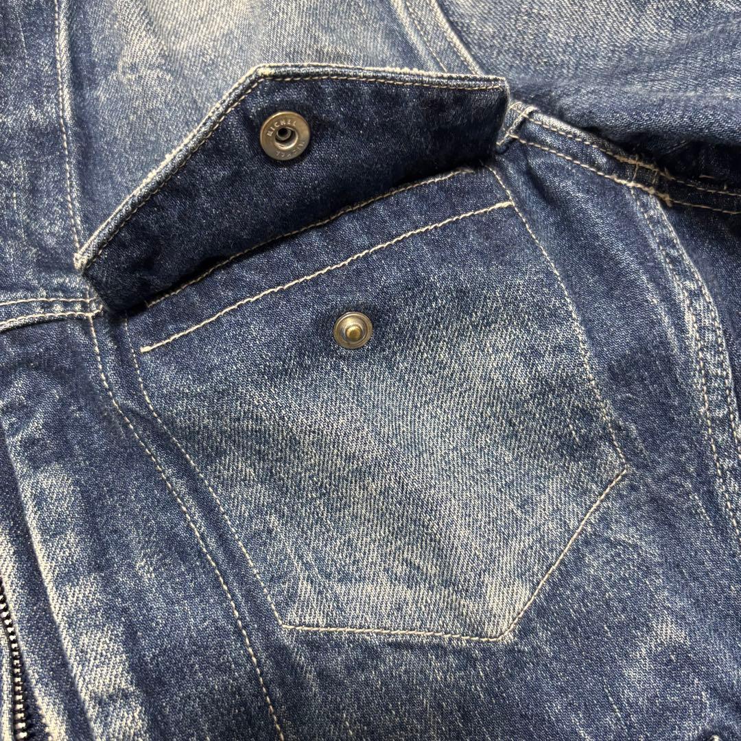 ノンネイティブ　nonnative ジップ トラッカー デニム ジャケット 1