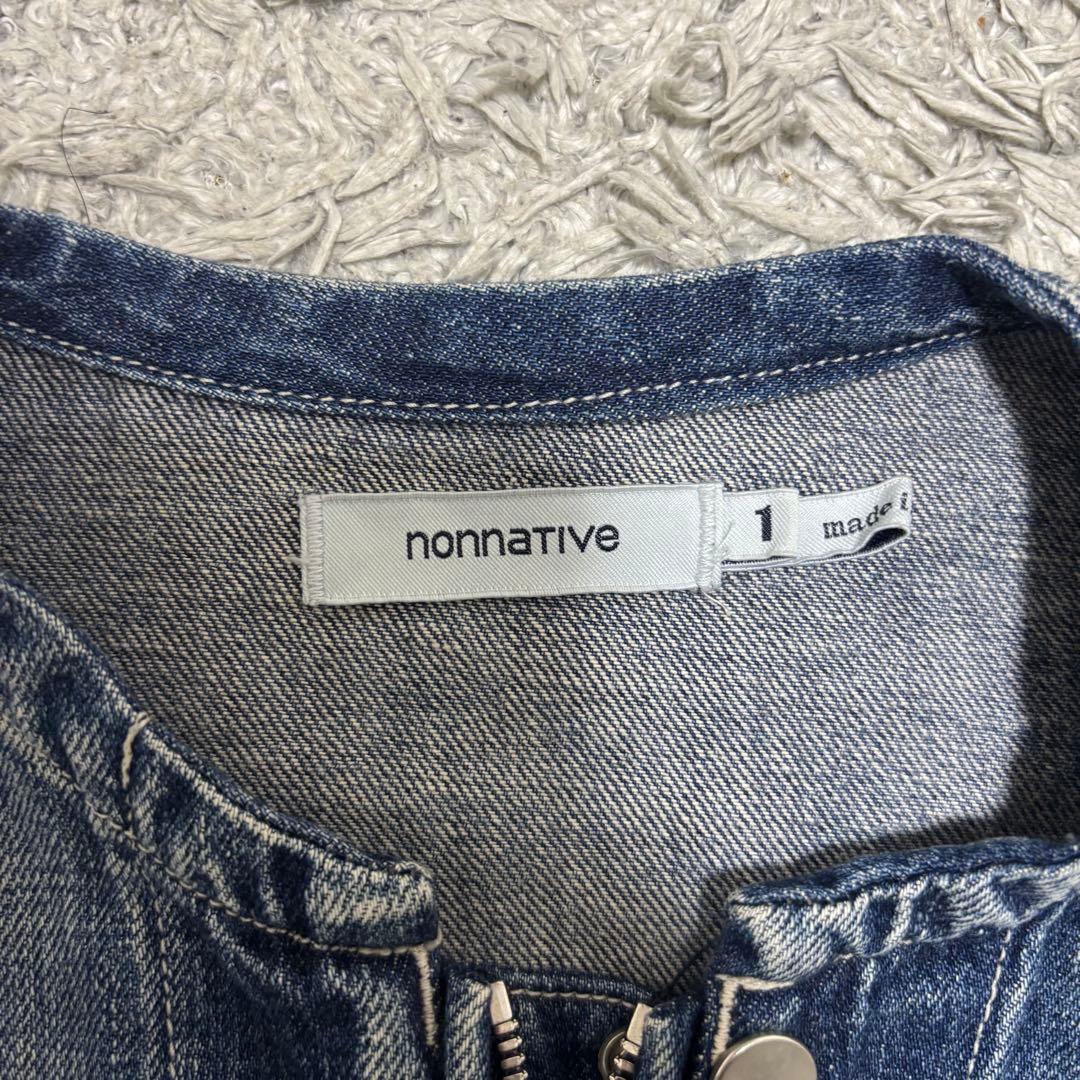 ノンネイティブ　nonnative ジップ トラッカー デニム ジャケット 1