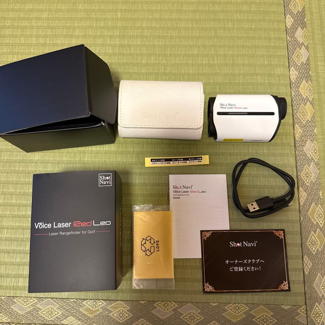 Shot Navi Voice Laser Red Leo ゴルフ用距離計