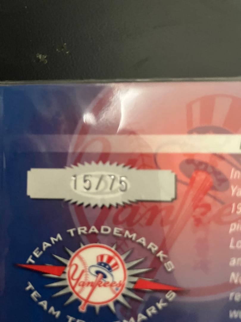 MLB。ドン・マッティングリー、直筆サインカード。