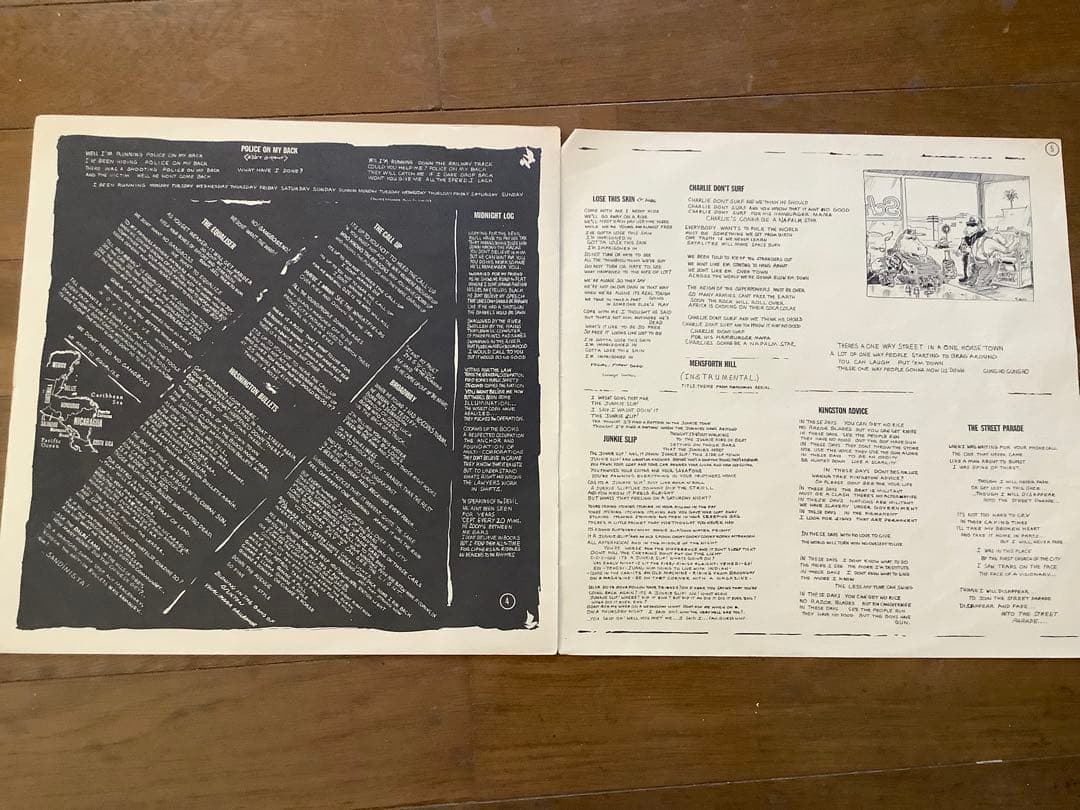 THE CLASH SANDINISTA! レコード　日本盤帯付き