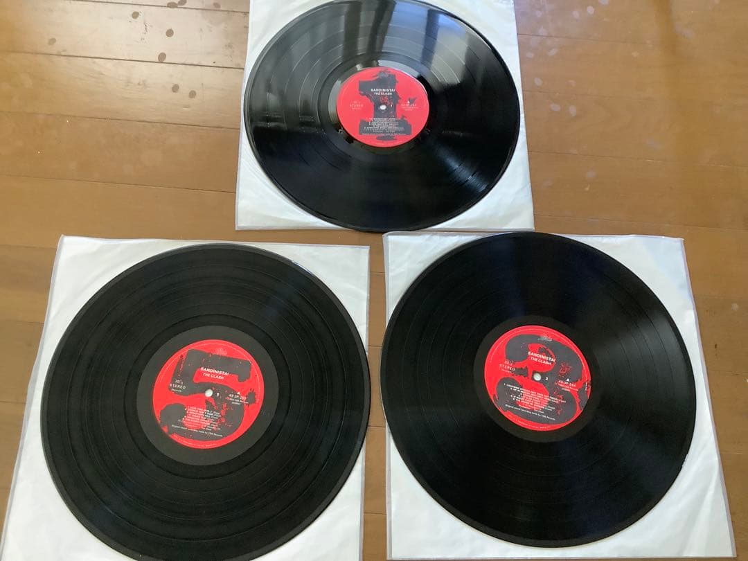 THE CLASH SANDINISTA! レコード　日本盤帯付き