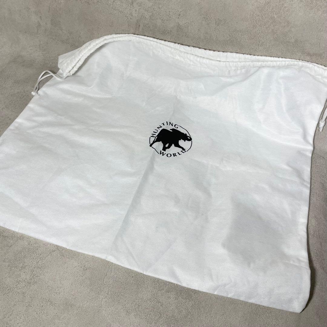【美品】保存袋 ハンティングワールド トートバッグ キャンバス レザー メンズ