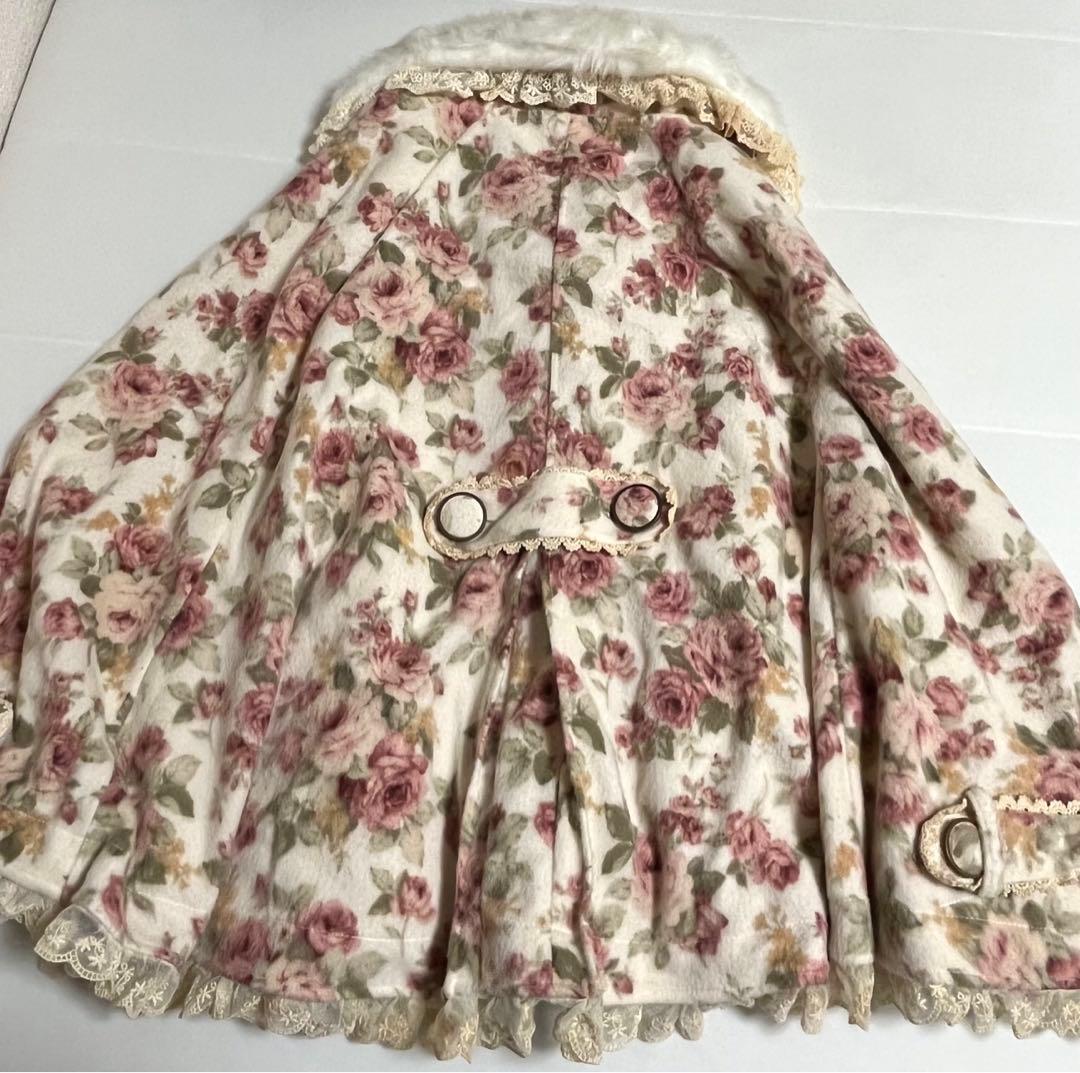 LIZ LISA リズリサ ※訳あり 花柄ポンチョ コート 希少品 平成