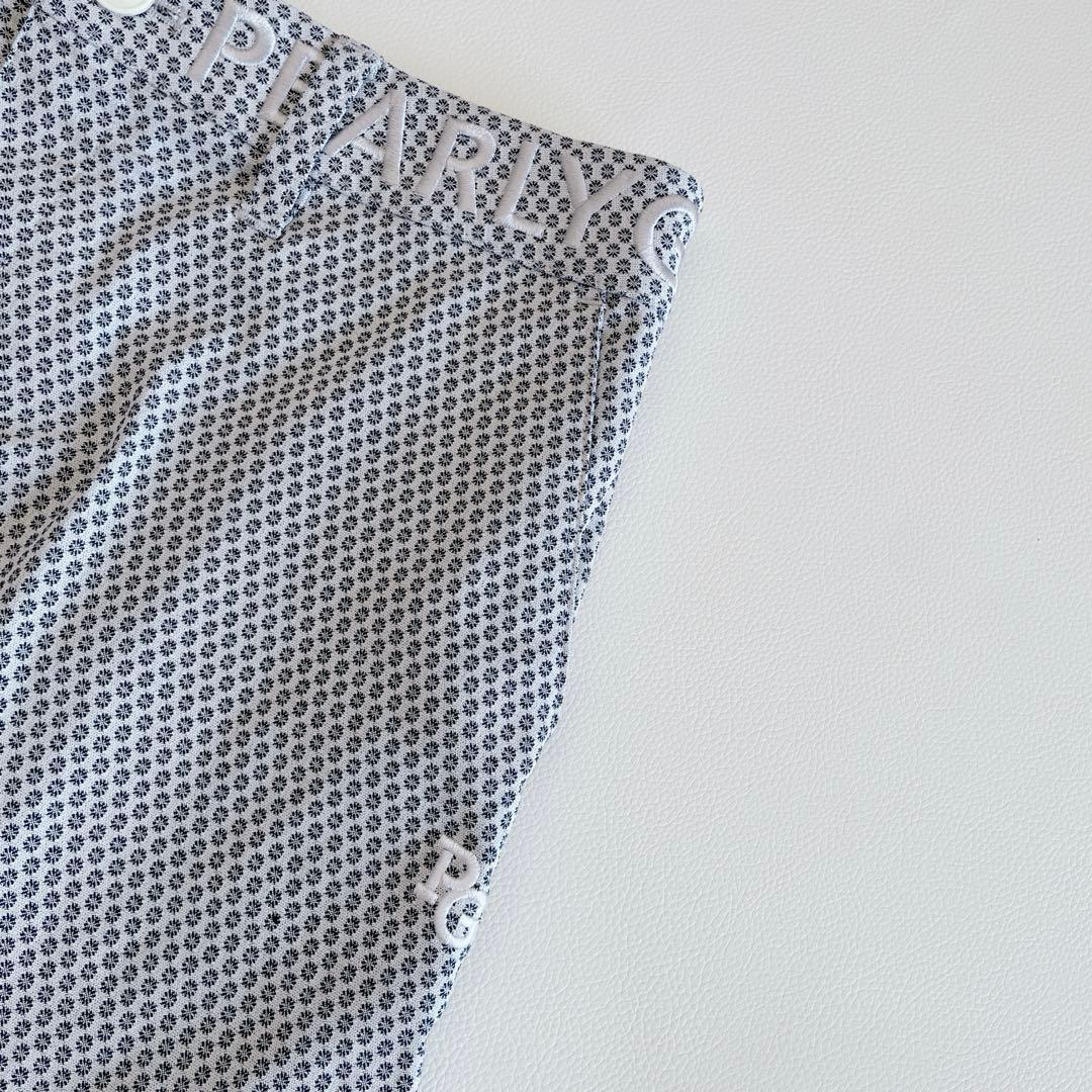 パーリーゲイツ 23SS スカート 1/M 総柄 グレー　刺繍ロゴ　春夏