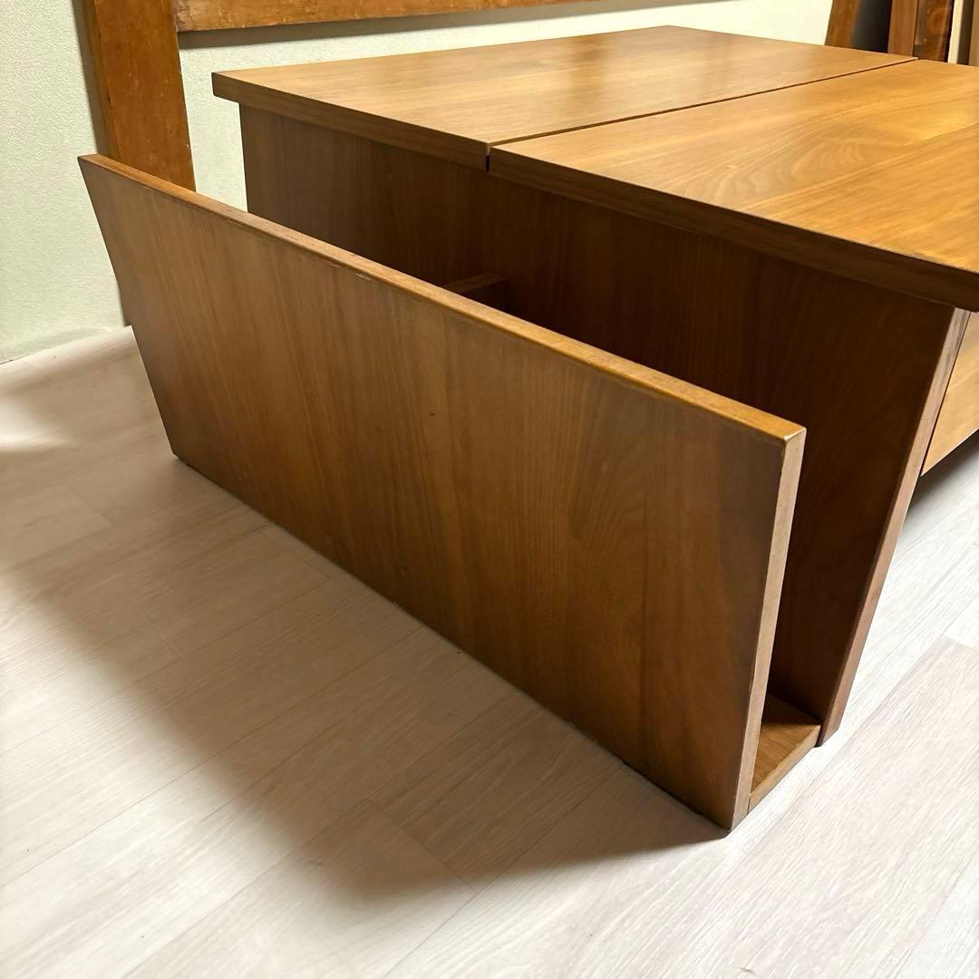 【美品】モリタインテリア TONO 昇降式 多機能 リビングテーブル