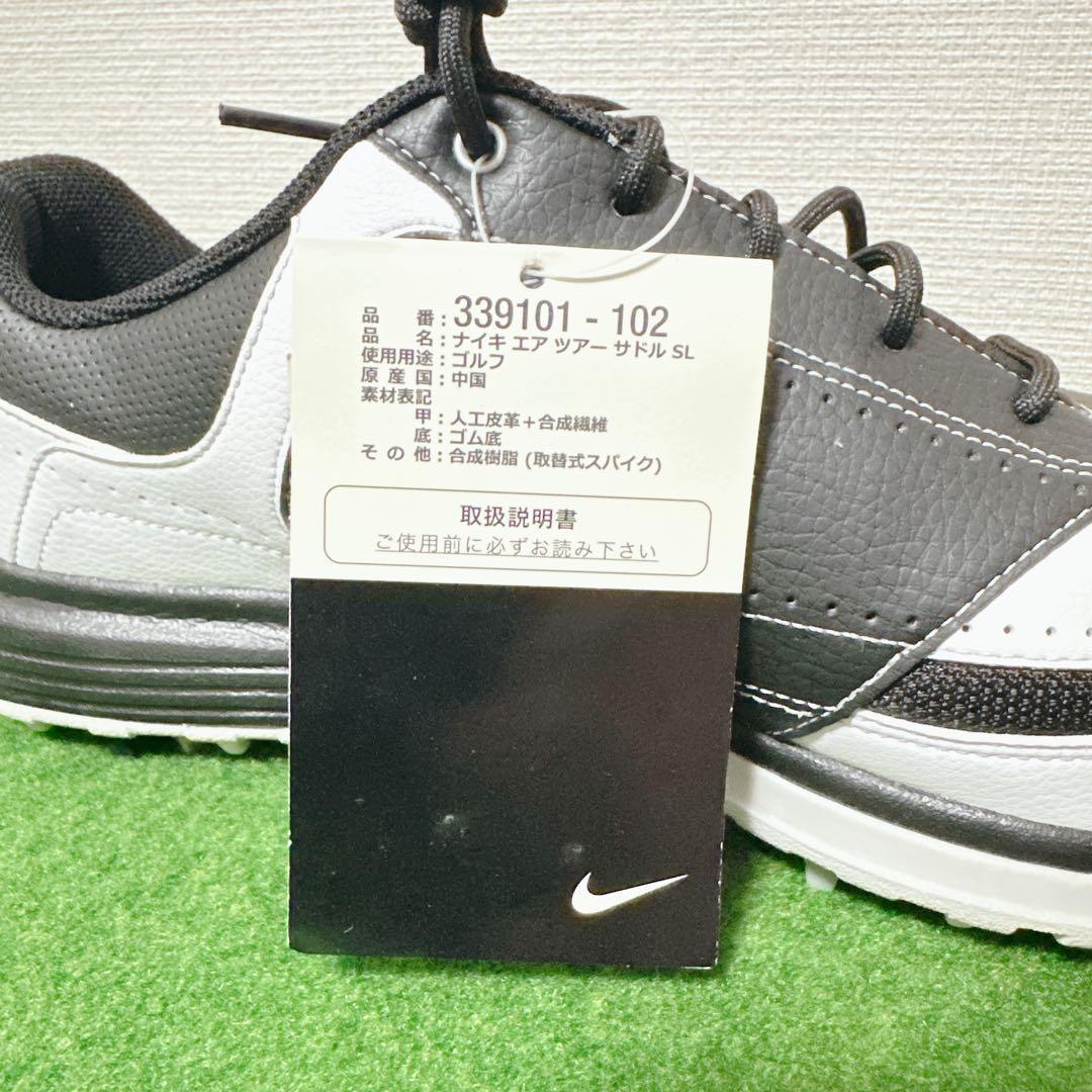 未使用 ナイキ エアツアー サドルSL ゴルフシューズ 27.5cm タグ付