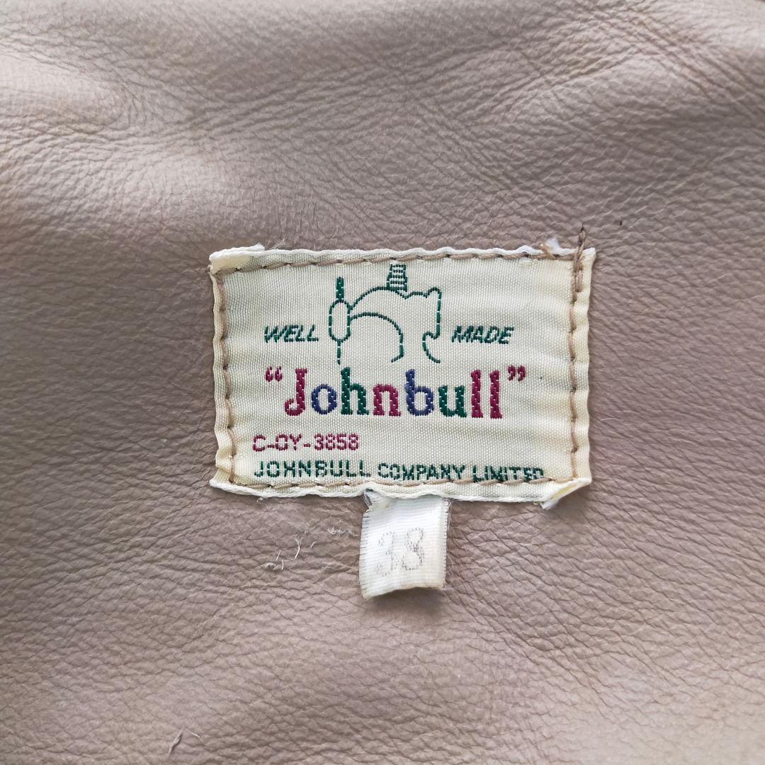 JOHNBULL　スエード　サードタイプ　レザージャケット　38サイズ