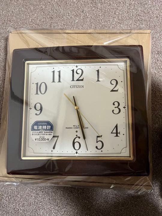 ⭐️ CITIZEN シチズン 掛け時計 電波時計 ブラウン 8MY455⭐️