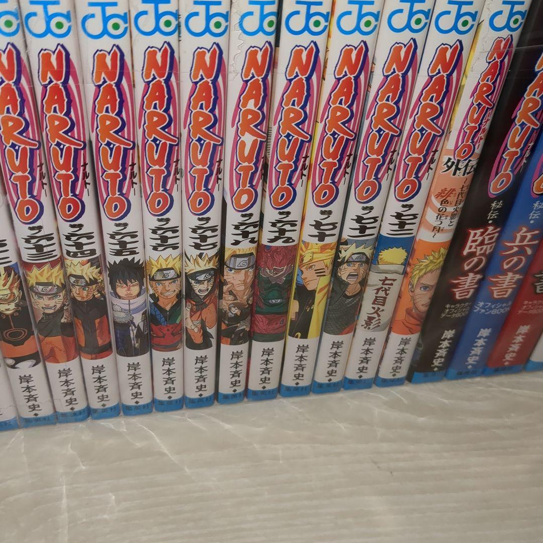 極美品　NARUTO全巻+関連本6冊