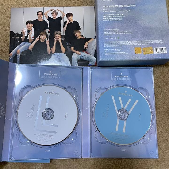 bts love yourself EUROPE DVD ＋Blu-ray 盤