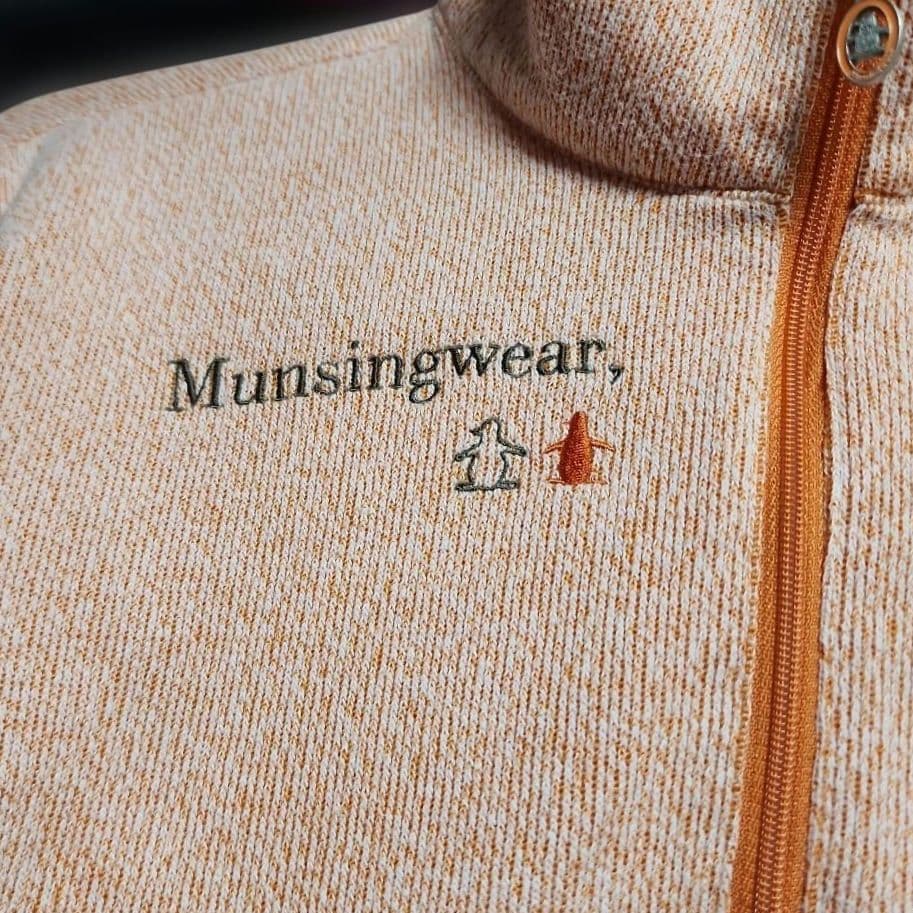 ゴルフウェア Munsingwear オレンジ トレーナー