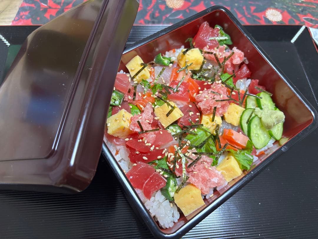 お重10セット！業務用　飲食店　蓋つき うな重　かつ重　天重　ハレの日ちらし寿司