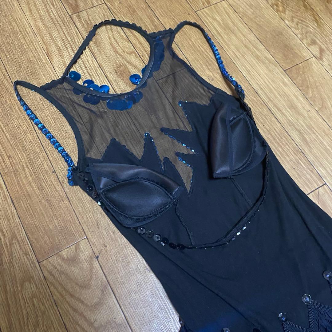 ダンス衣装 背中あき海外品 ゴージャス