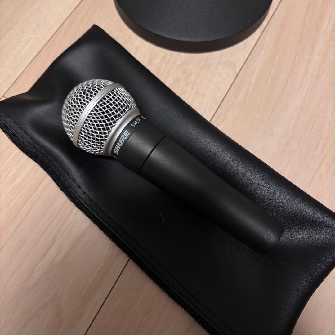 【新品美品】shure sm58 マイクスタンド ケーブル
