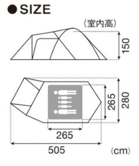 スノーピーク アメニティドームM