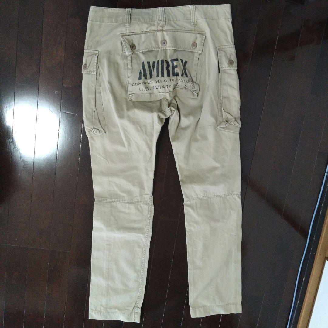 AVIREX カーゴカーゴパンツ ベージュ U.S. MILITARY