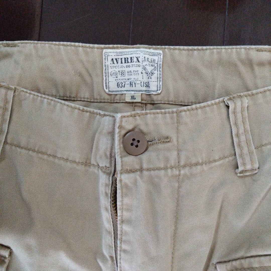 AVIREX カーゴカーゴパンツ ベージュ U.S. MILITARY
