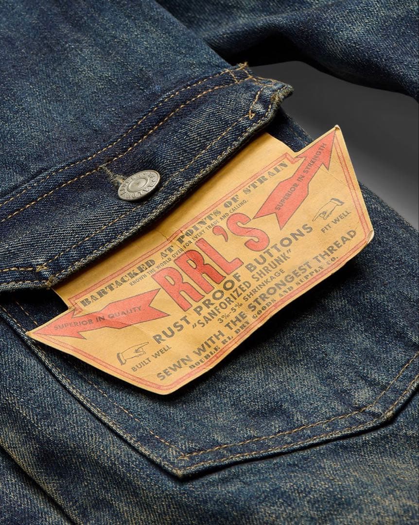 新品タグ付き　RRL 2nd デニムジャケット サイズS