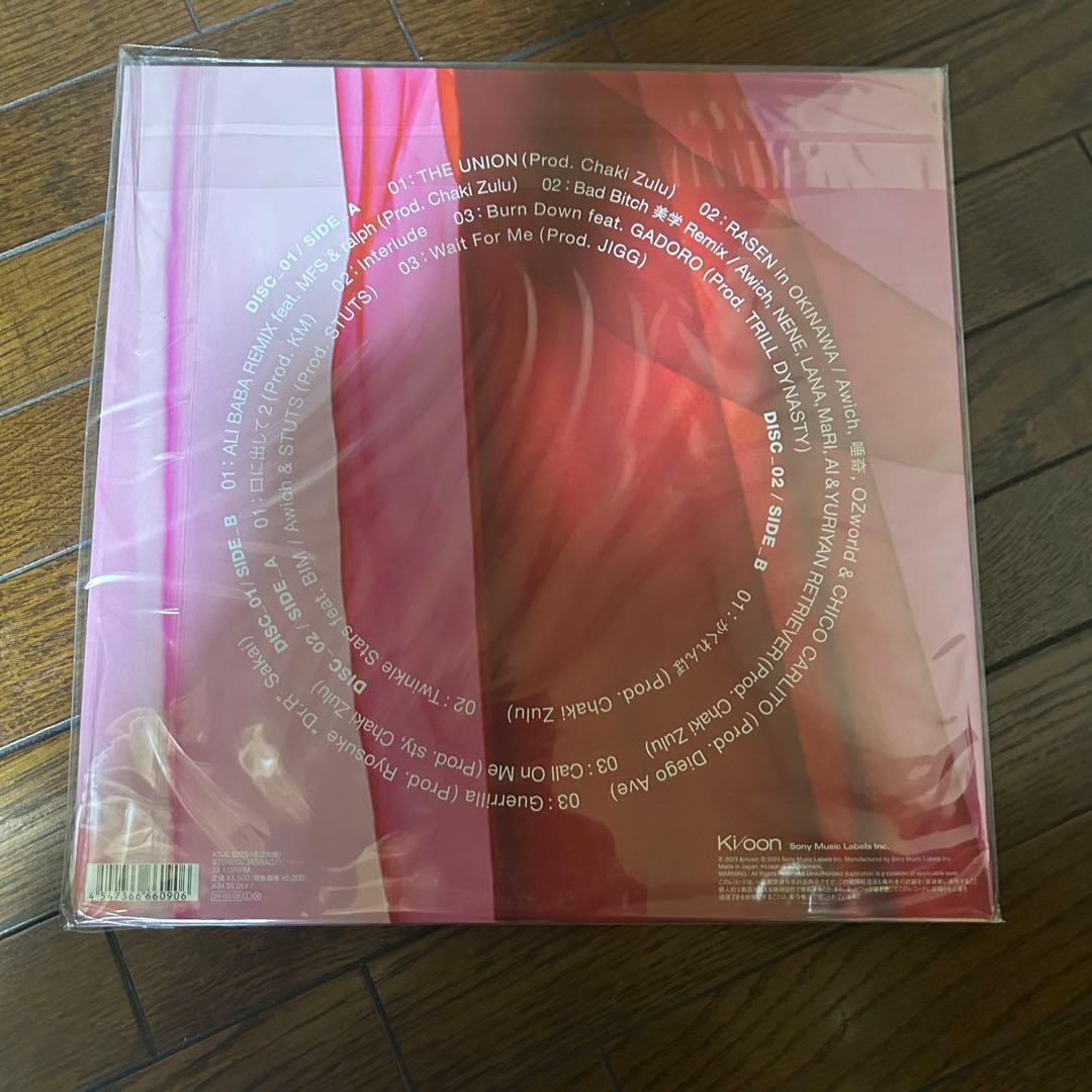 新品 ステッカー付き AWICH / THE UNION 2LP レコード