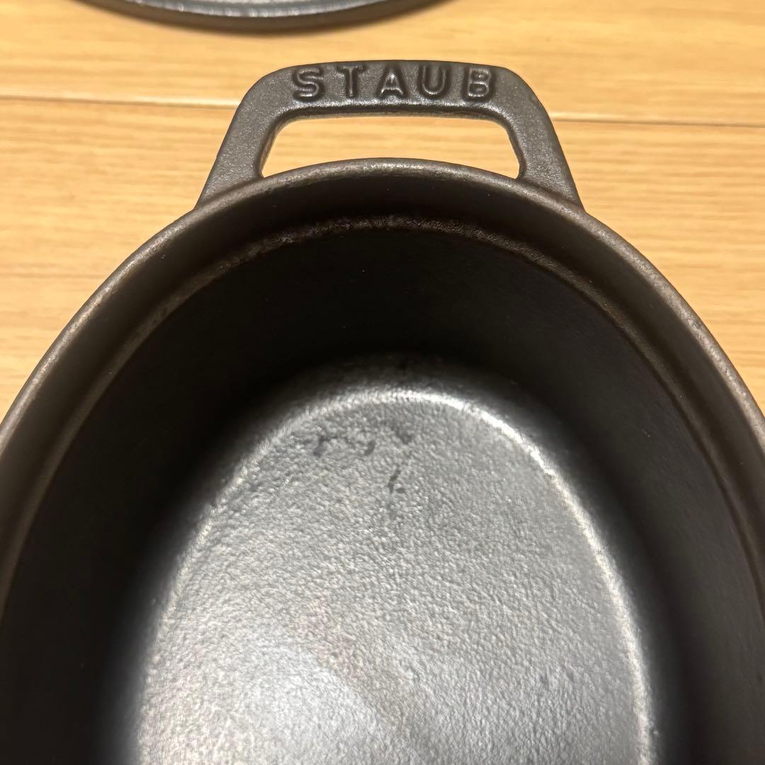 【JUMP】 STAUB LA COCOTTE 両手鍋 17センチ 黒