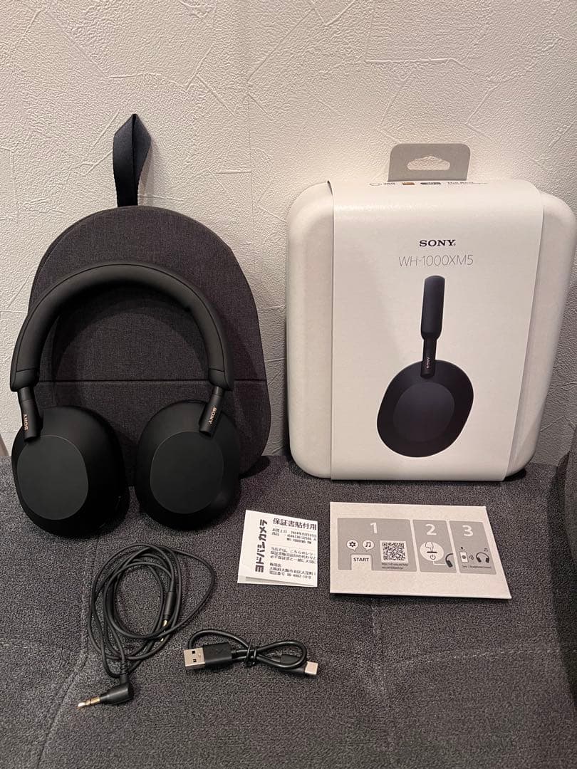 美品◎ SONY WH-1000XM5 ワイヤレスヘッドホン