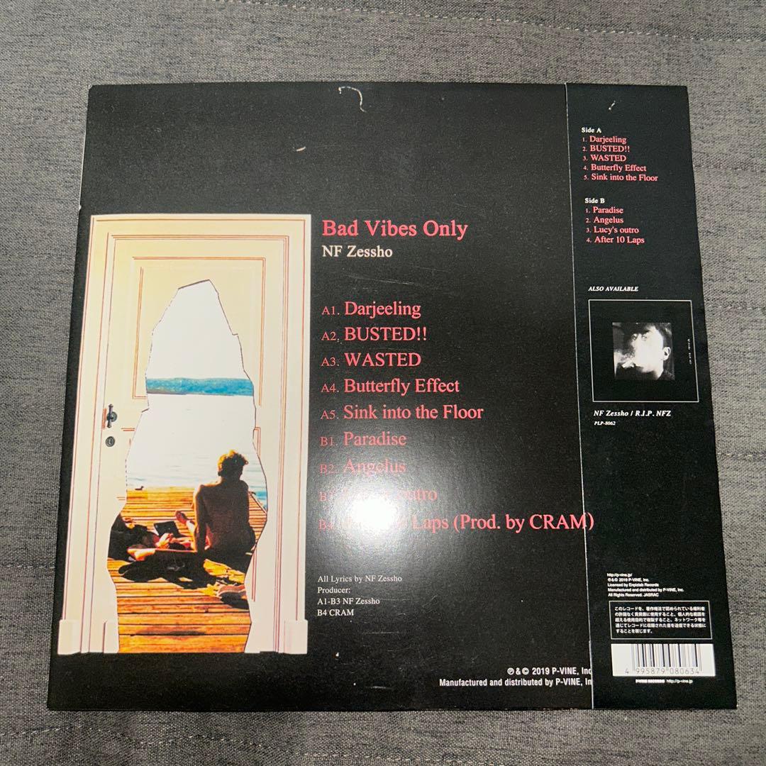NFzesho レコード　bad vibes only