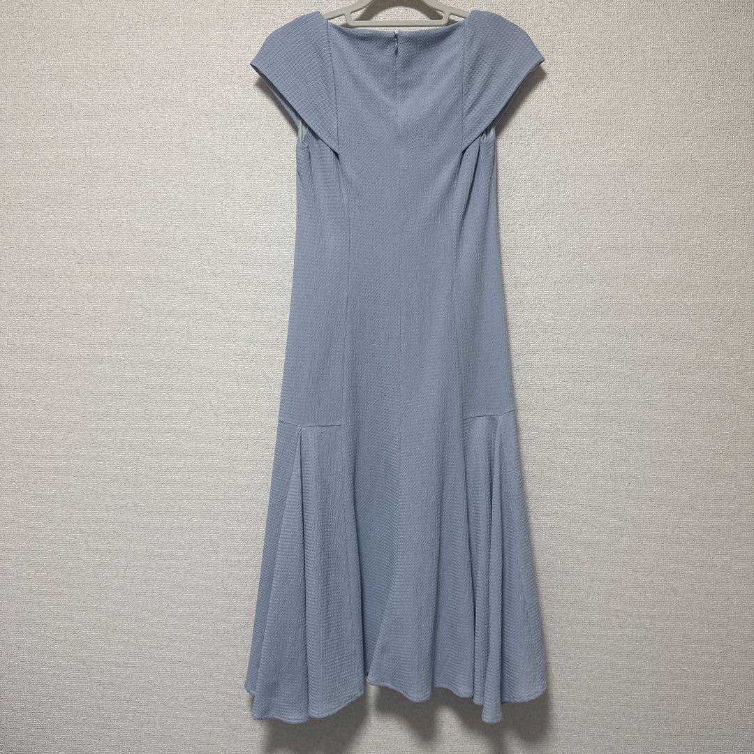 CELFORD サックス ロングワンピース 36