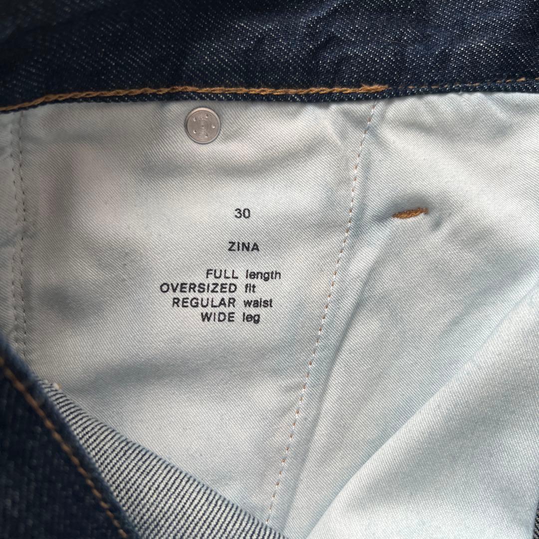 パンツ COS WIDE-LEG DENIM TROUSERS