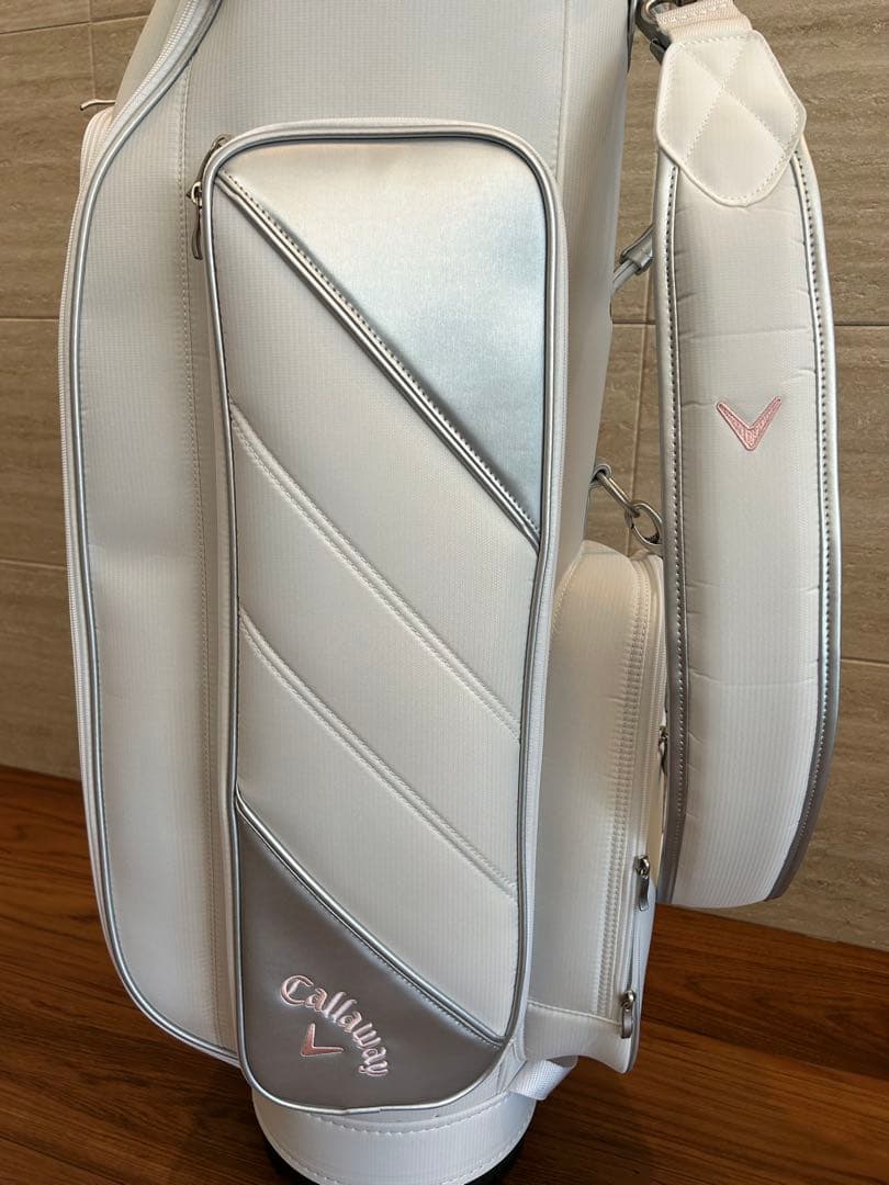 未使用 Callaway キャディバッグ ホワイト レディース