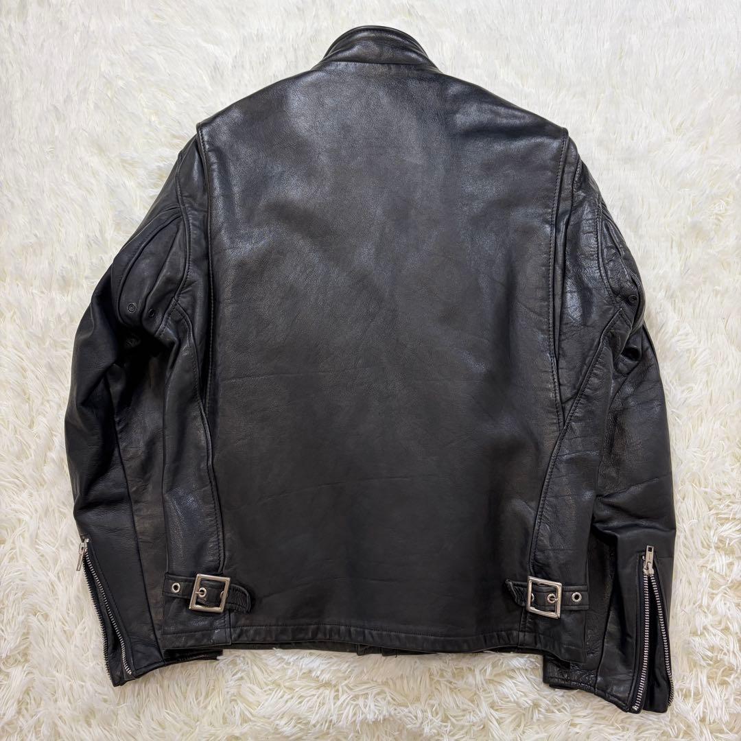 SCHOTT 641 シングルライダース ボアライナー付 USA製 黒 36