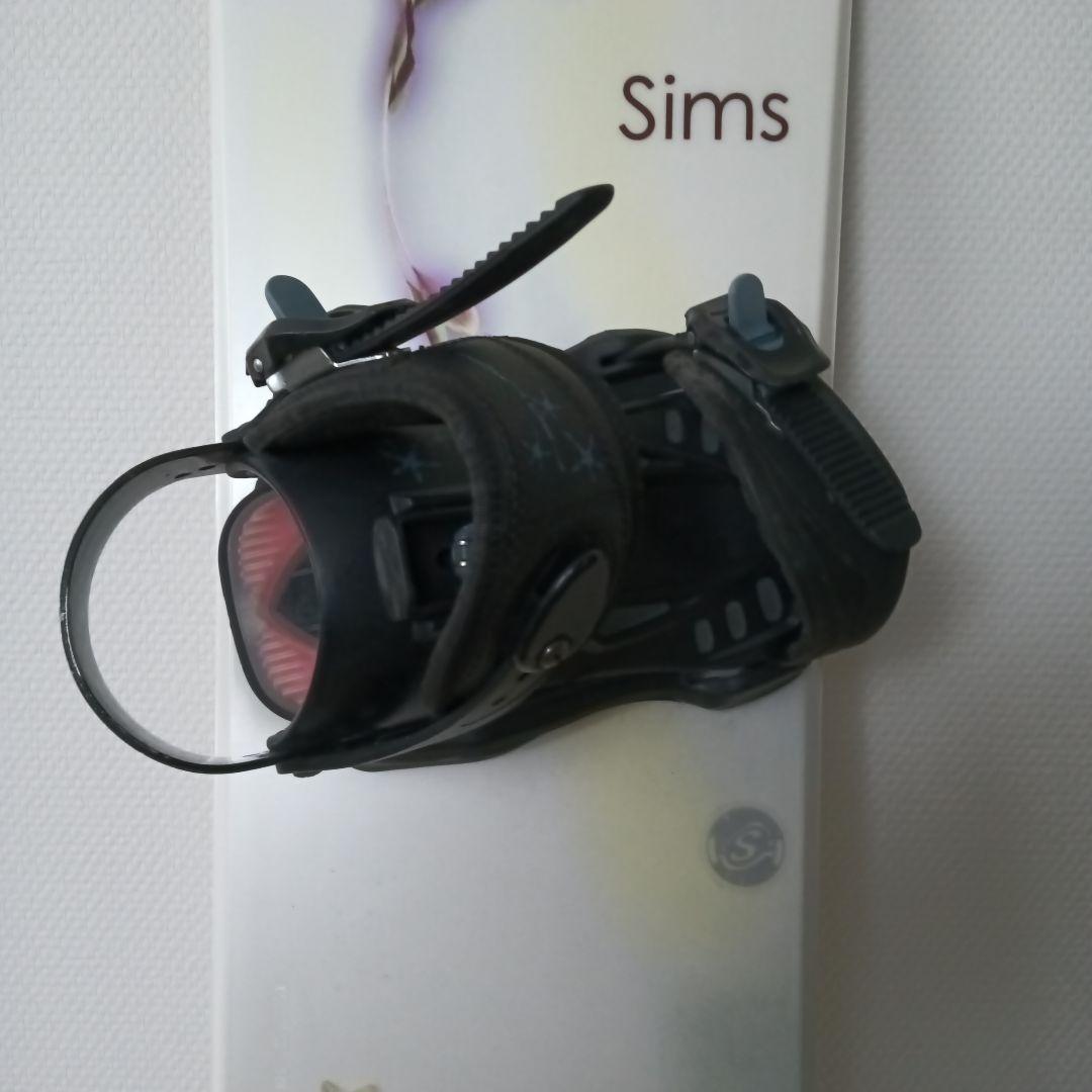 スノーボード 板　SIMS 152cm ビンディング　DRAKE 2点セット