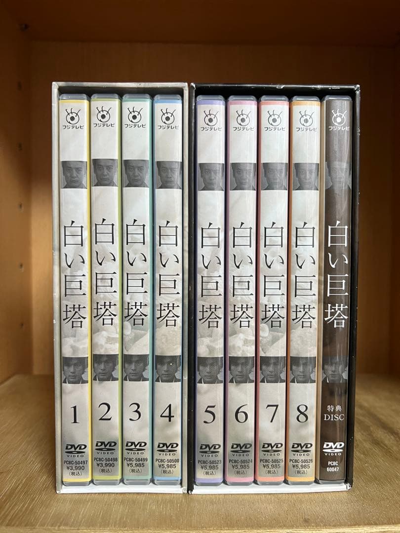 フジテレビ開局45周年記念ドラマ 白い巨塔 第一.二部 DVD-BOX〈9枚組〉