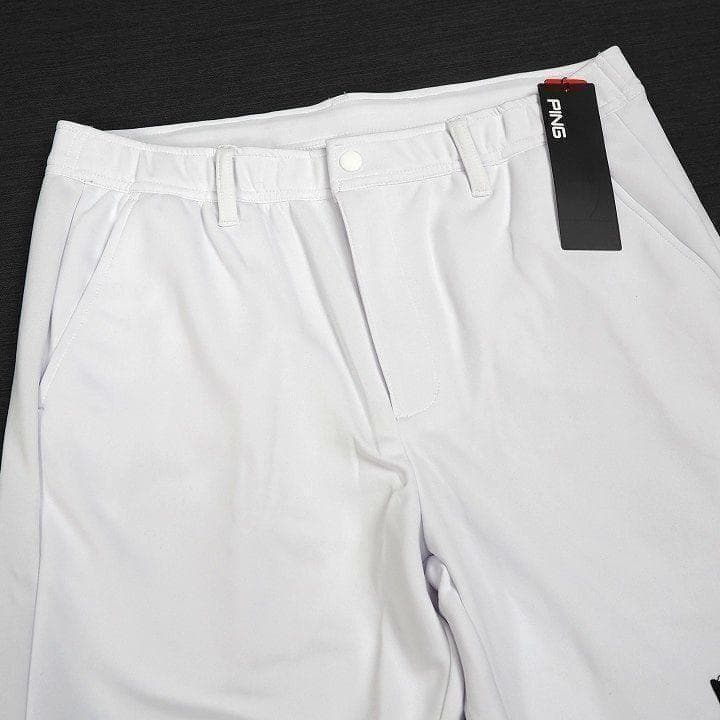 新品 ピン ゴルフ コンパクト ニット ストレッチ パンツ テーパード LL