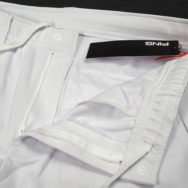 新品 ピン ゴルフ コンパクト ニット ストレッチ パンツ テーパード LL