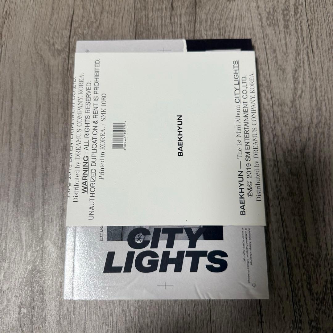 BAEKHYUN CITY LIGHTS アルバム 3点セット トレカ2枚付き