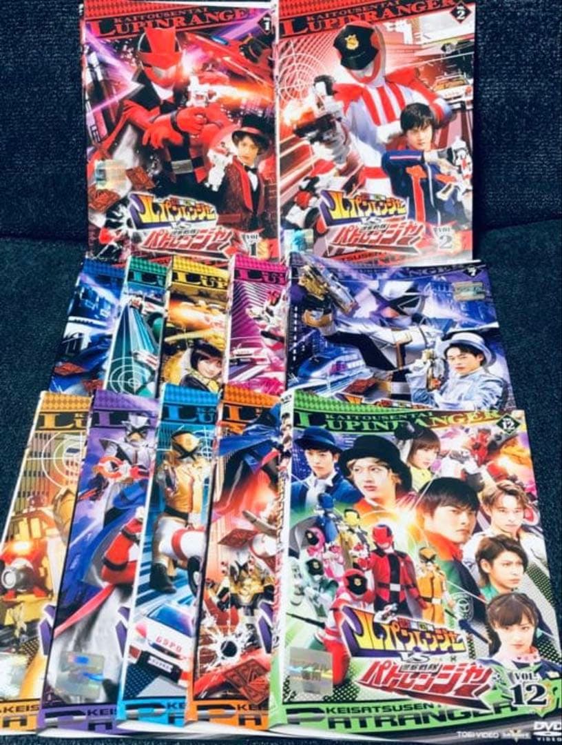 DVD 快盗戦隊ルパンレンジャーvs警察戦隊パトレンジャー 全12巻セット