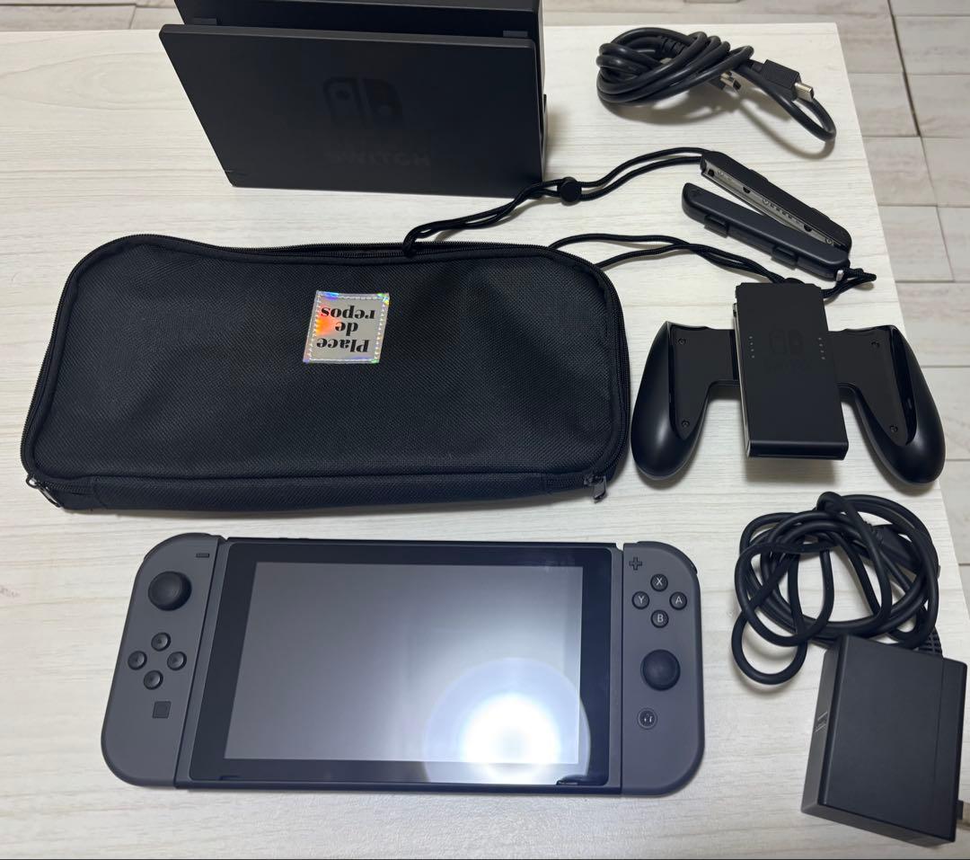 Nintendo Switch 本体 グレー 付属品完備 2020年購入