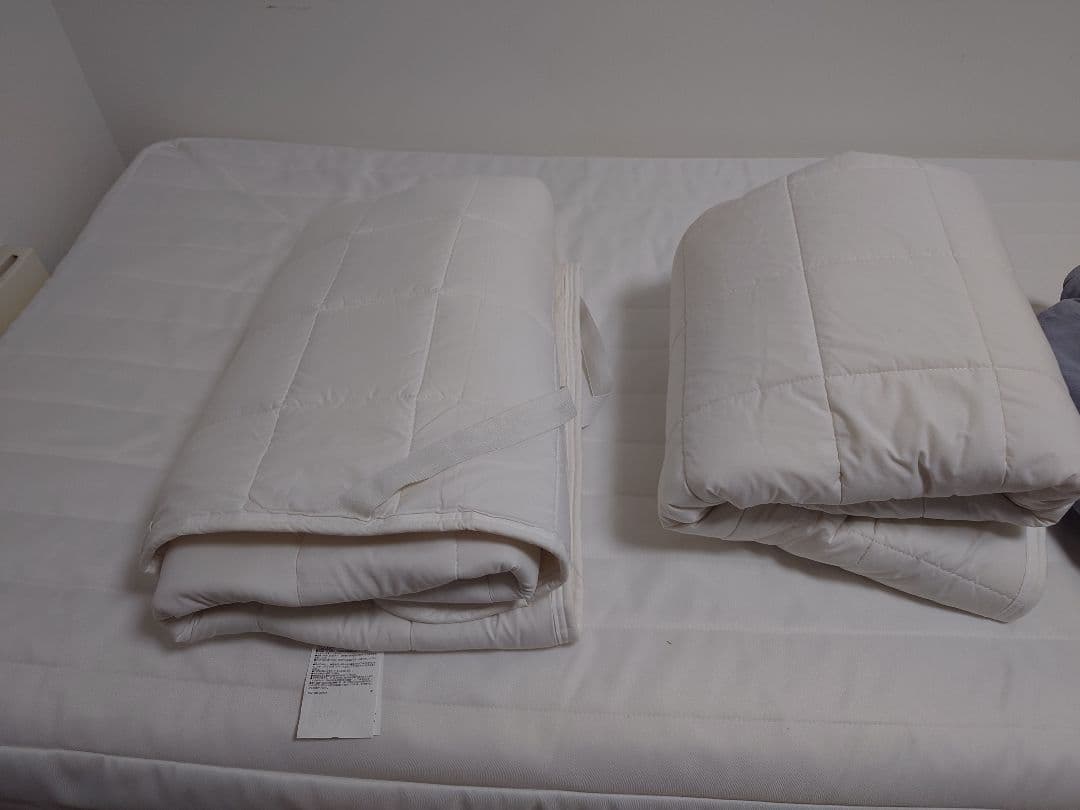 無印脚付きマットレスベット カバー マット付き