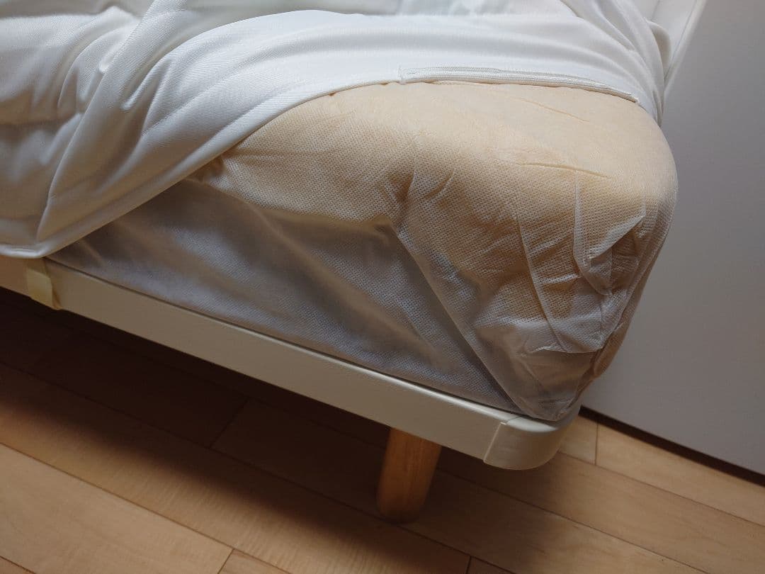 無印脚付きマットレスベット カバー マット付き
