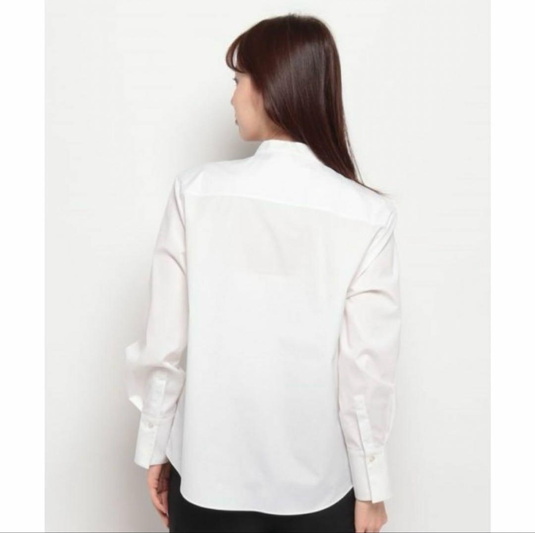 theory luxe 24SS ウォッシャブル フリルブラウス