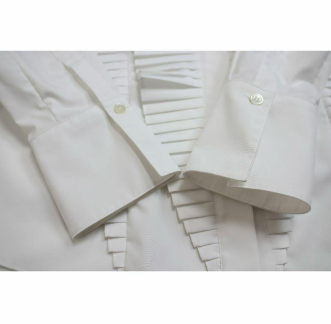 theory luxe 24SS ウォッシャブル フリルブラウス