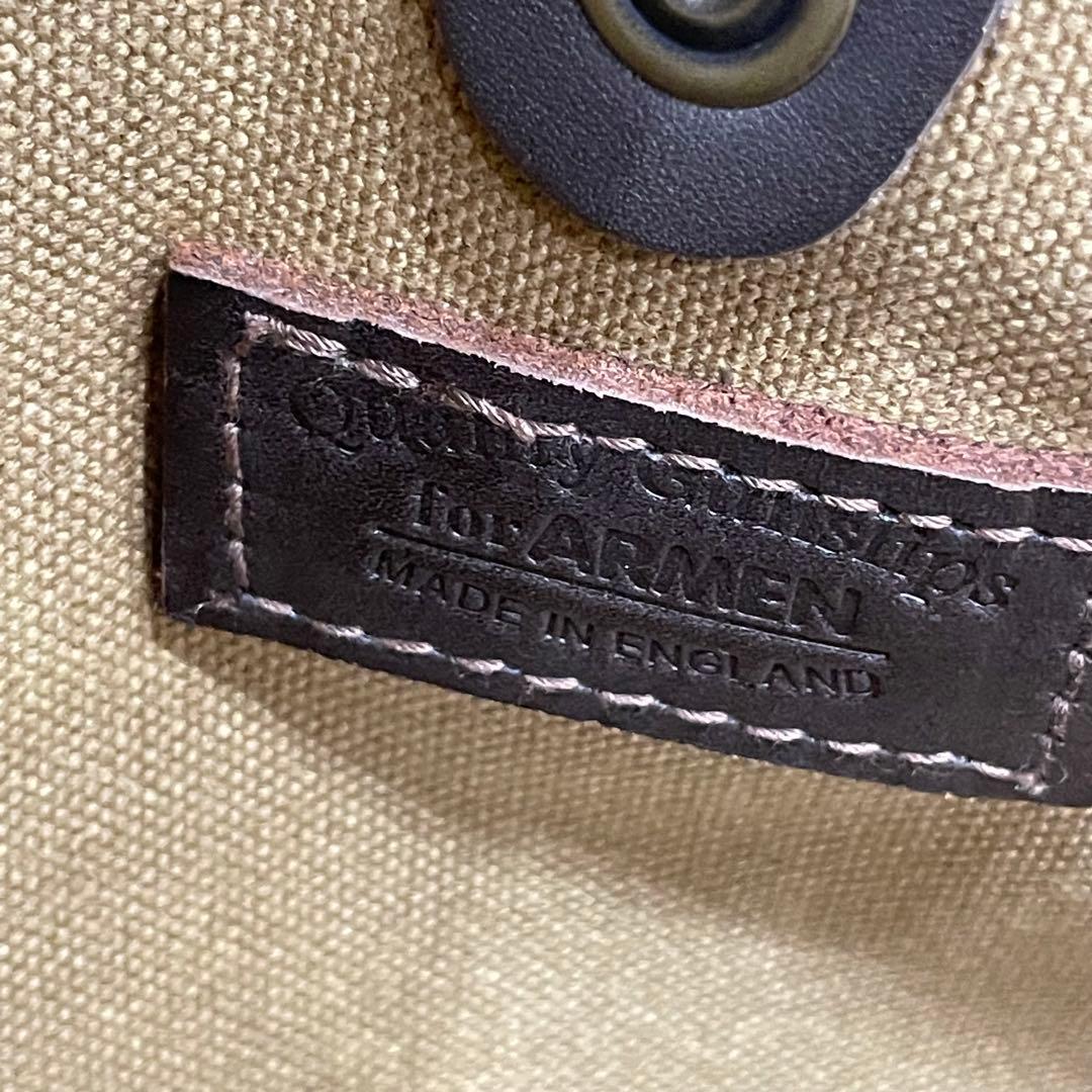 美品　英国製　QUALITY GUNSLIPS for ARMEN　トートバッグ